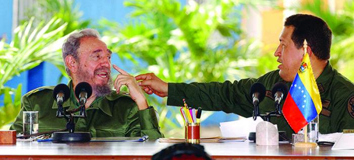 idel Castro y Hugo Chávez durante la transmisión 231 del popular programa Aló Presidente. 22 DE AGOSTO DEL 2005. Foto: Juvenal Balán idel Castro y Hugo Chávez durante la transmisión 231 del popular programa Aló Presidente. 22 DE AGOSTO DEL 2005. Foto: Juvenal Balán