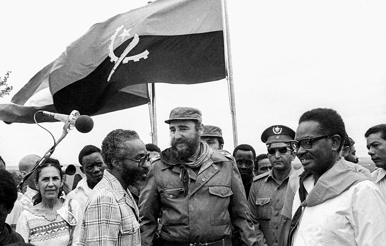 Fidel Castro y Agosthino Neto en África Fidel Castro y Agosthino Neto en África