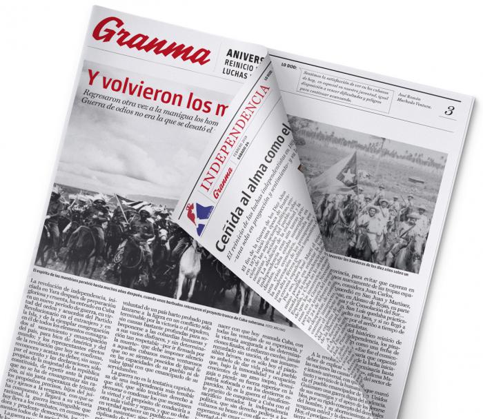 Suplemento especial dedicado al aniversario de las Guerras por la Independencia de Cuba