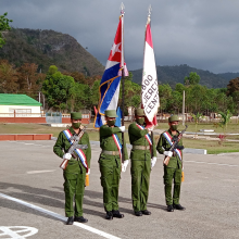 Celebran en territorio espirituano aniversario 61 del Ejército central. Foto: Radio Rebelde