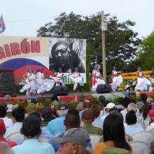 El aniversario 56 de la Victoria de Playa Girón fue conmemorado también con manifestaciones artísticas. Foto: Ventura de Jesús