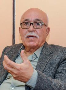 Saleh Raafat, miembro del Comité Ejecutivo de la Organización para la Liberación de Palestina (OLP). Foto: Jose M. Correa