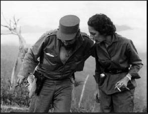 Fidel y Celia. Foto: Alberto Korda.