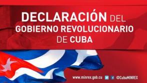 Declaración del Gobierno Revolucionario. Declaración del Gobierno Revolucionario.