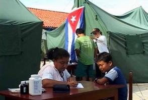 Durante 13 años, la brigada médica cubana prestó sus servicios en Bolivia. Foto: Tomada de brigadacbba.blogspot.com.
